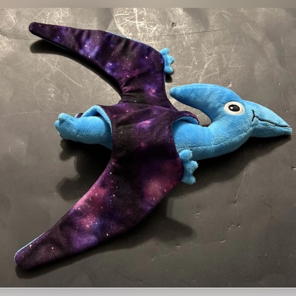 fun express Other - Pterodactyl Plush Blue  Galaxy Print Wings Fun Express 13"